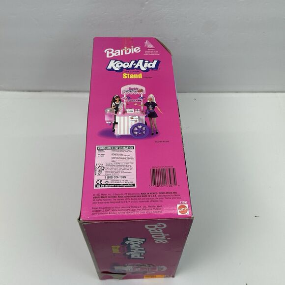 Barbie Kool Aid Soft Drink Stand Playset Mattel 1997 Item No 17397 NRFB NIB - Picture 7 of 12